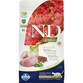 Farmina N&D Quinoa Dry Cat Food, Digestion