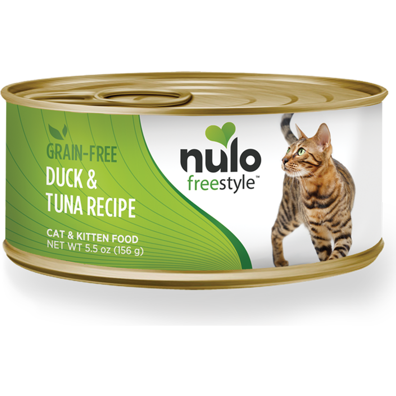 Nulo Freestyle Grain-Free Canned Cat Food, Pate, Duck & Tuna, 5.5-oz image number null