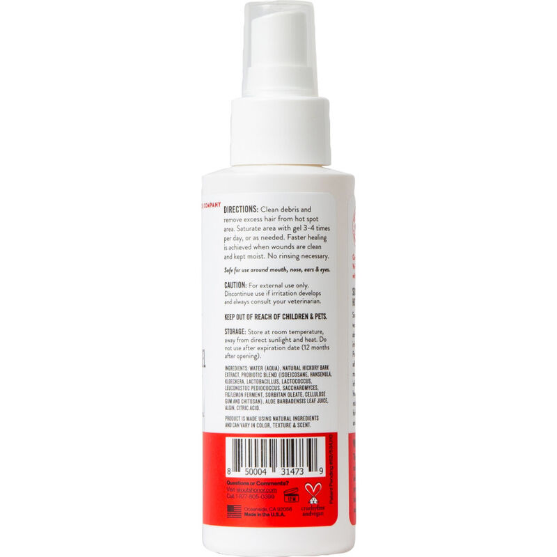 Skout's Honor Probiotic Pet Hot Spot Hydrogel, 4-oz image number null