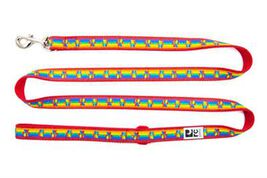 RC Pets Dog Leash, Rainbow Paws, 3/4-in x 6-ft