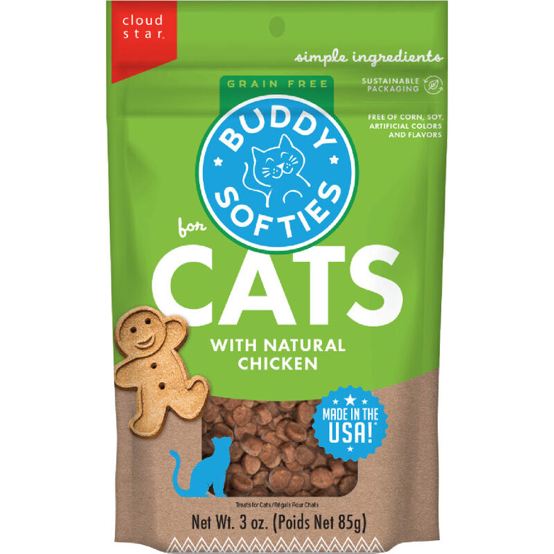 Buddy Biscuits Cat Treats, Chicken, 3-oz image number null
