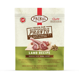 Primal Pronto Raw Frozen Dog Food, Lamb