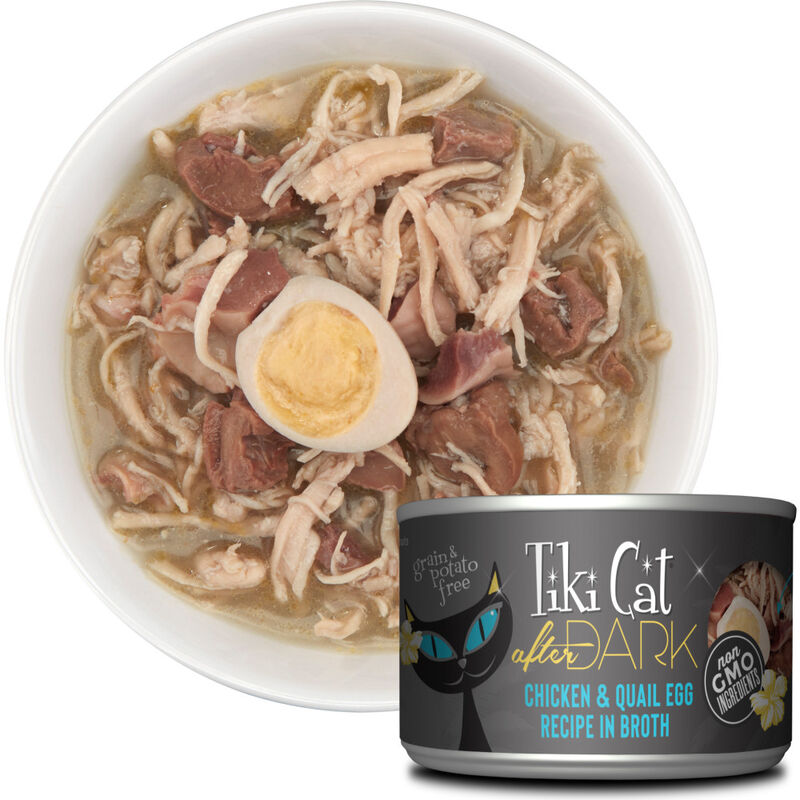 Tiki Cat After Dark Canned Cat Food, Variety Pack, 2.8-oz, 12-pack image number null
