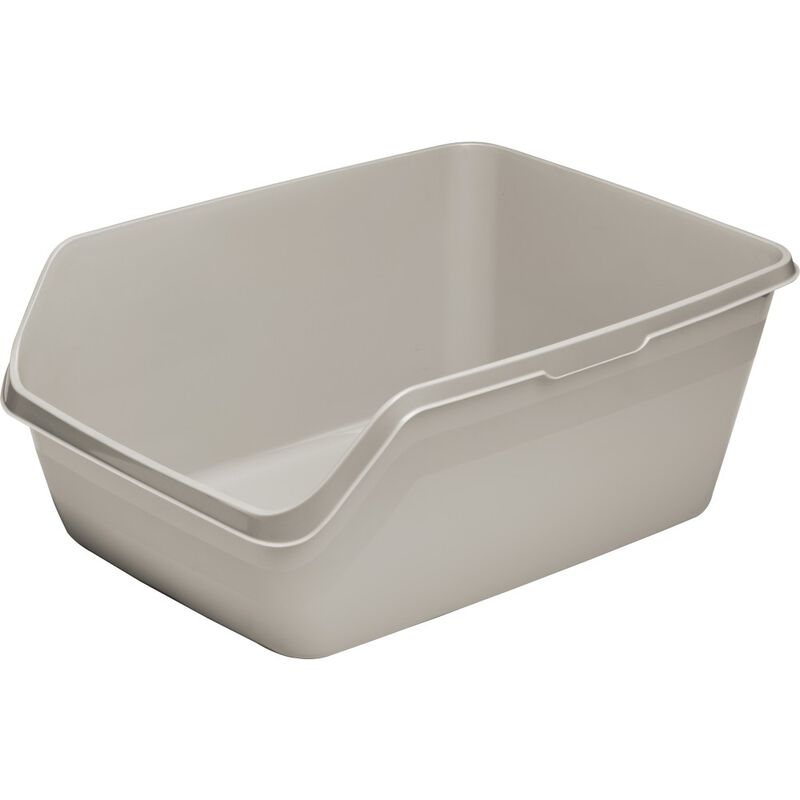 Moderna HY Cat Litter Box, Warm Grey, Jumbo image number null