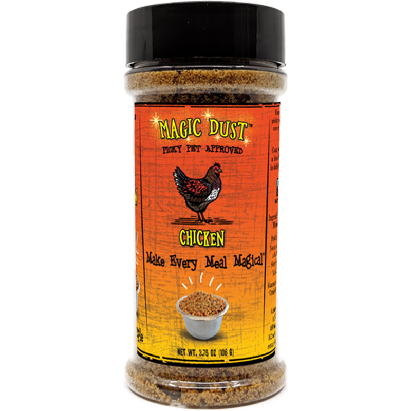 Wild Meadow Farms Magic Dust Pet Food Topper, Chicken, 3.5-oz image number null