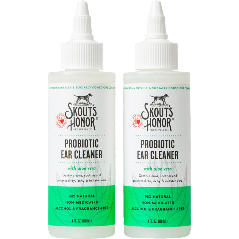 Skout's Honor Probiotic Pet Ear Cleaner, 4-oz image number null