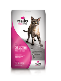 Nulo Freestyle Grain-Free Dry Cat Food, Cat & Kitten, Chicken & Cod