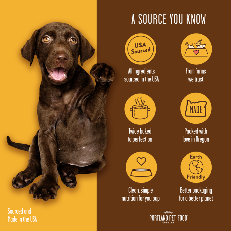 Portland Pet Food Brew Biscuits Dog Treats, Beef Broth, 5-oz image number null