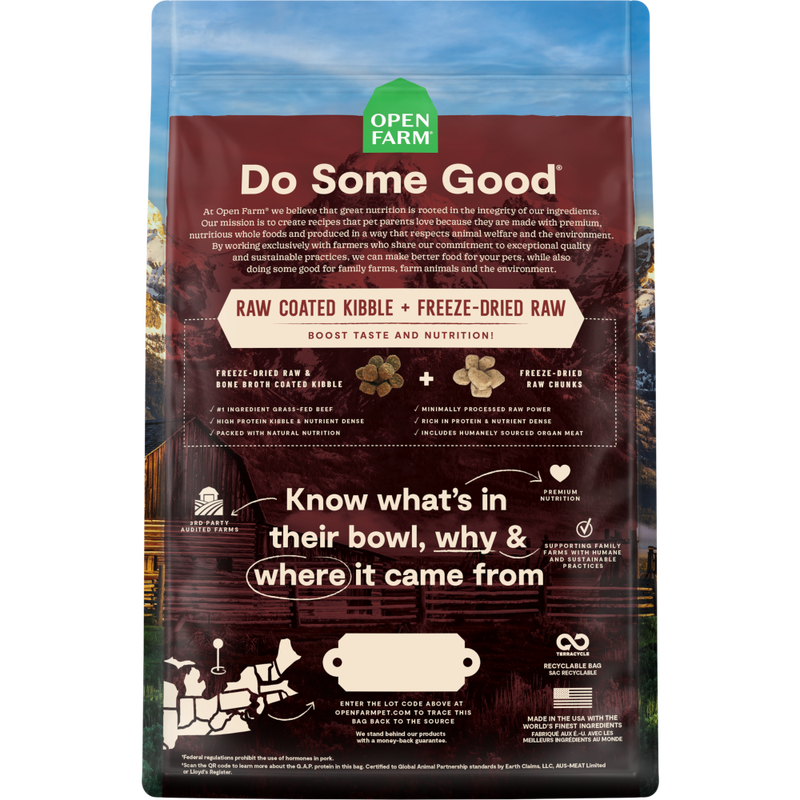 Open Farm RawMix Ancient Grains Dry Dog Food, Front Range image number null