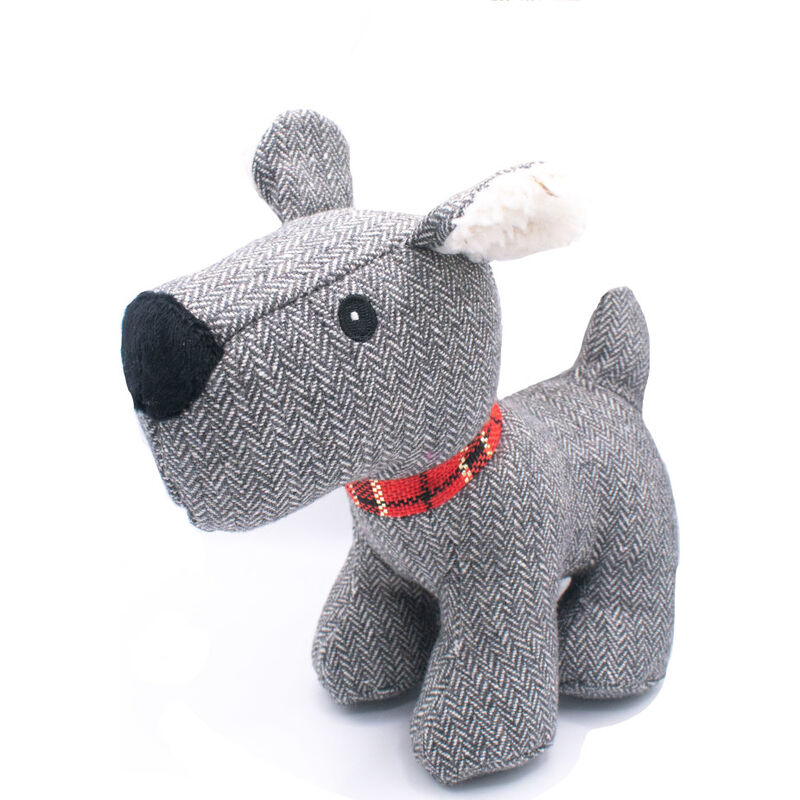 Great & Small Holiday Rope and Tartan Dog Toy, Dog, 19-cm image number null