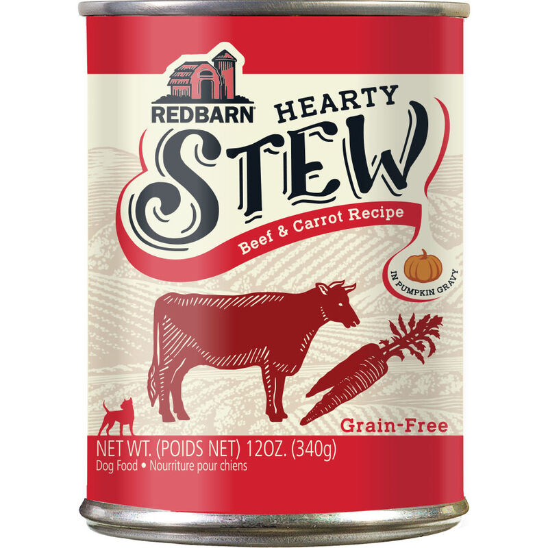 Redbarn Hearty Stew Canned Dog Food, Beef & Vegetable, 12-oz image number null