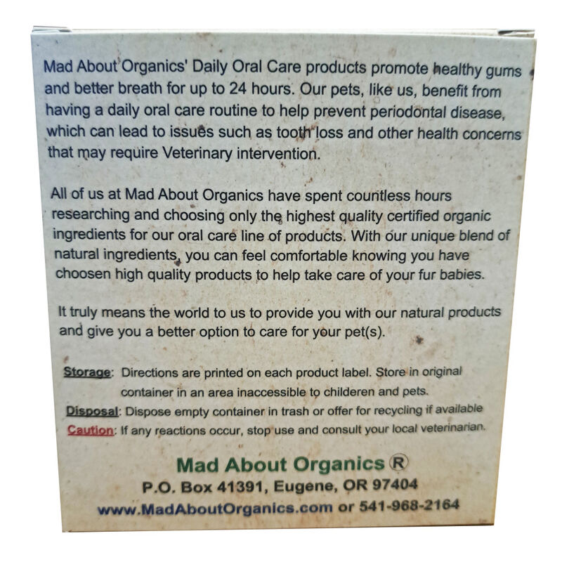 Mad About Organics Pet Oral Care Set, Small image number null
