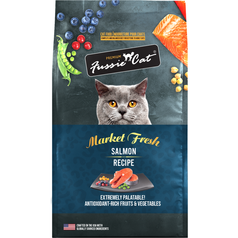 Fussie Cat Market Fresh Dry Cat Food, Salmon image number null