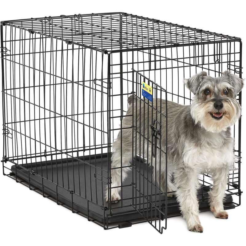 MidWest Contour Dog Crate, Single Door image number null