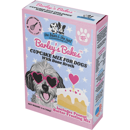 The Bear & The Rat Barley's Bakes Dog Cupcake Mix, Bone Broth, 9-oz