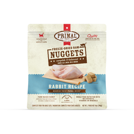 Primal Raw Freeze-Dried Cat Food, Nuggets, Rabbit