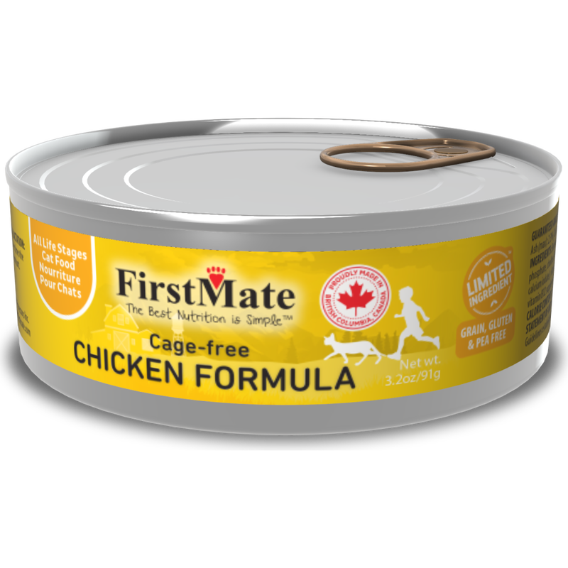 FirstMate Grain-Free Canned Cat Food, Chicken image number null
