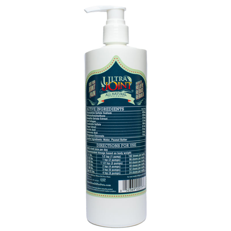 Ultra Oil Joint Dog & Cat Supplement, 16-oz image number null