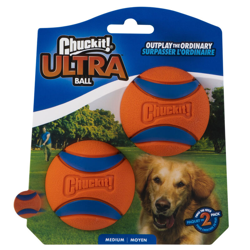 Chuckit! Ultra Ball Dog Toy, Medium, 2-pack image number null