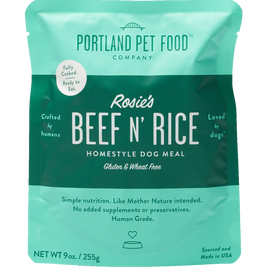 Portland Pet Food Wet Dog Food, Rosie’s Beef N Rice