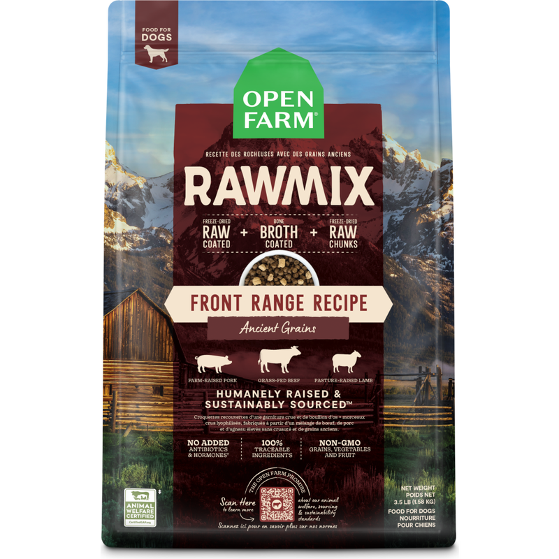 Open Farm RawMix Ancient Grains Dry Dog Food, Front Range image number null