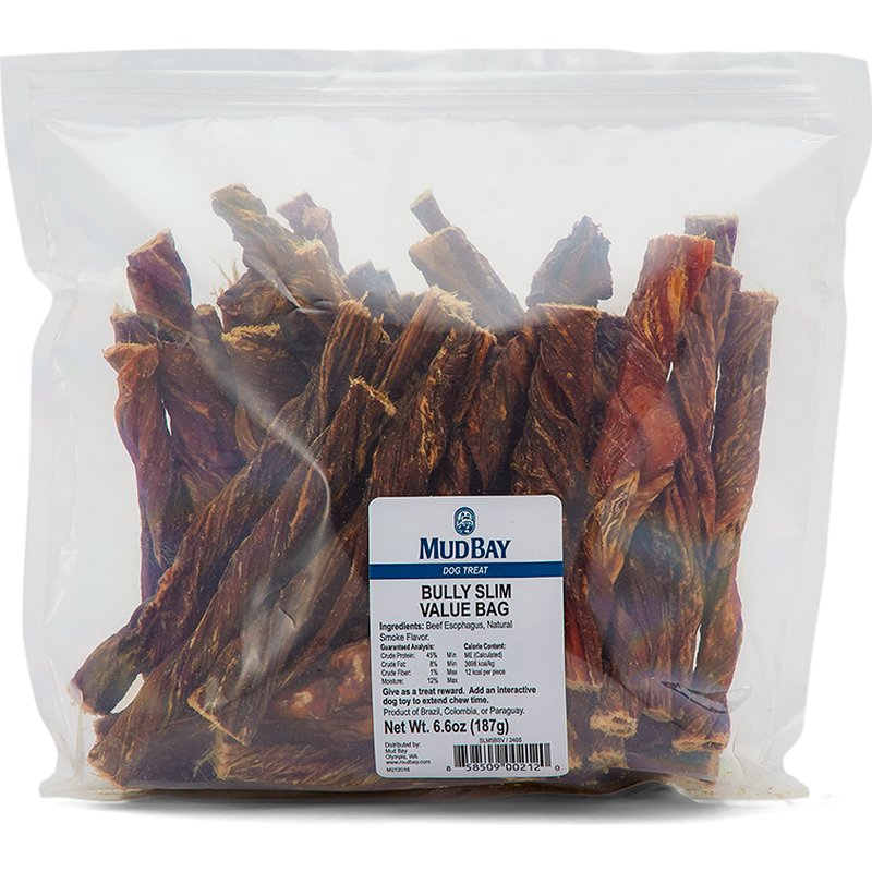 Mud Bay Bully Slims Dog Treats, 6.6-oz image number null