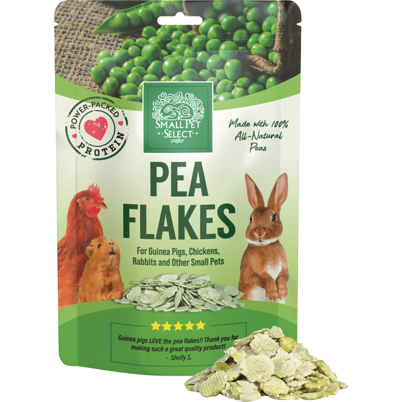 Small Pet Select Pea Flakes Small Animal Treat, 8-oz image number null