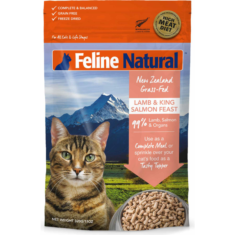 Feline Natural Freeze-Dried Cat Food, Lamb & Salmon image number null