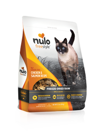 Nulo Grain-Free Freeze-Dried Raw Cat Food, Chicken & Salmon