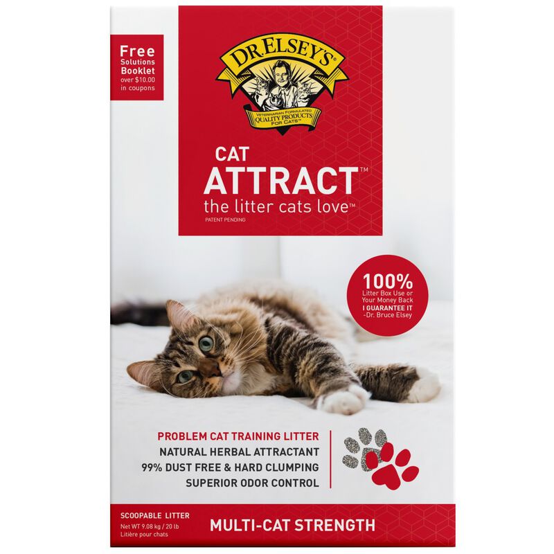 Dr. Elsey's Cat Litter, Cat Attract, 20-lb image number null