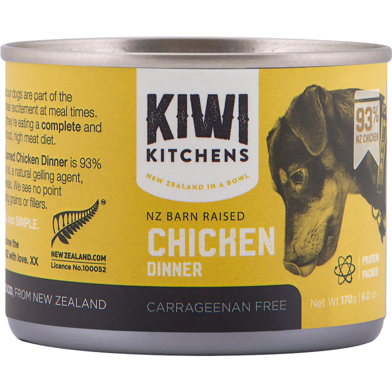Kiwi Kitchens Canned Dog Food, Chicken, 6-oz image number null