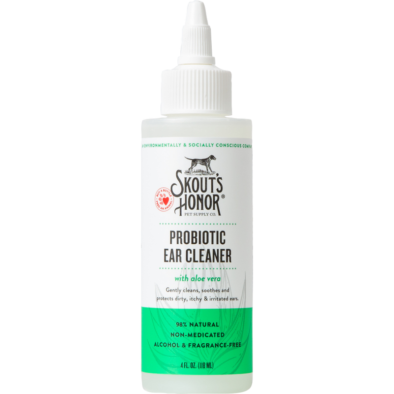 Skout's Honor Probiotic Pet Ear Cleaner, 4-oz image number null