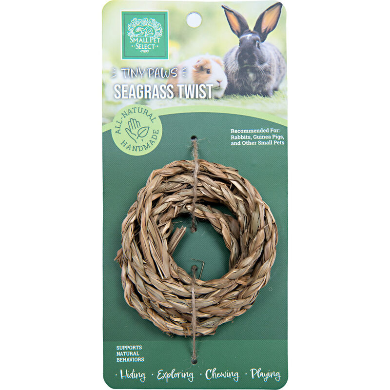 Small Pet Select Tiny Paws Seagrass Twist Small Animal Chew Toy image number null