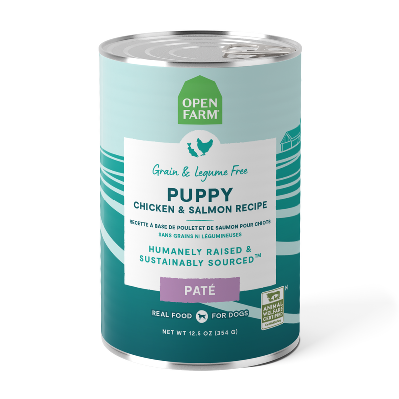 Open Farm Canned Dog Food, Puppy, Chicken & Salmon, 12.5-oz image number null