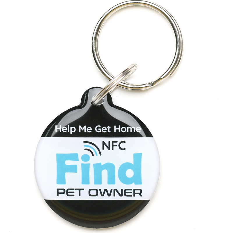 SmartLink Hanging Pet ID Tag, Black image number null