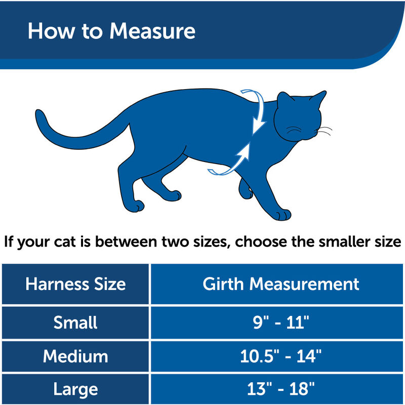 PetSafe Come With Me Kitty Harness & Bungee Cat Leash, Black/Silver image number null