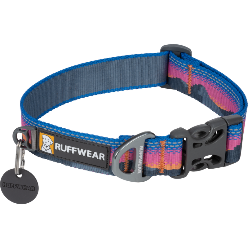 Ruffwear Crag Reflective Dog Collar, Alpine Dusk image number null