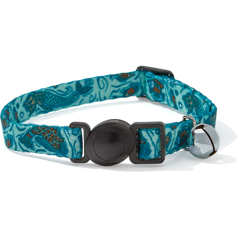 Mud Bay Cat Collar, MerPets, 3/8-in x 8-12-in image number null