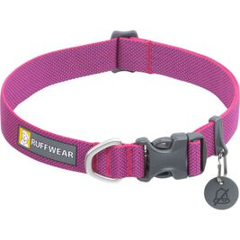 Ruffwear Hi & Light Lightweight Dog Collar, Alpenglow Pink