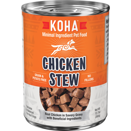 Koha Minimal Ingredient Stew Canned Dog Food, Chicken
