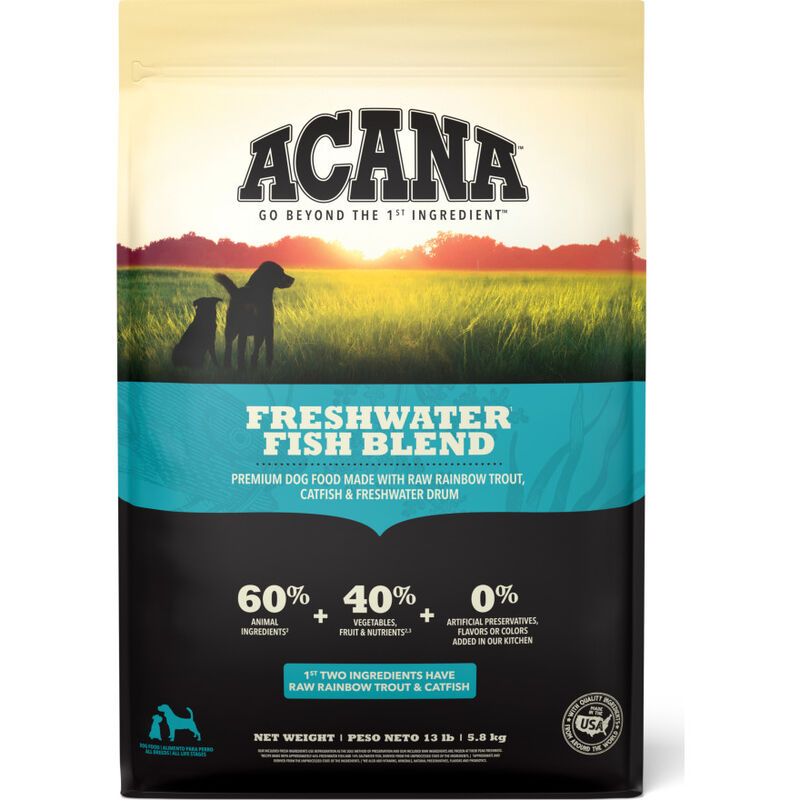 Acana Grain-Free Dry Dog Food, Freshwater Fish, 25-lb image number null