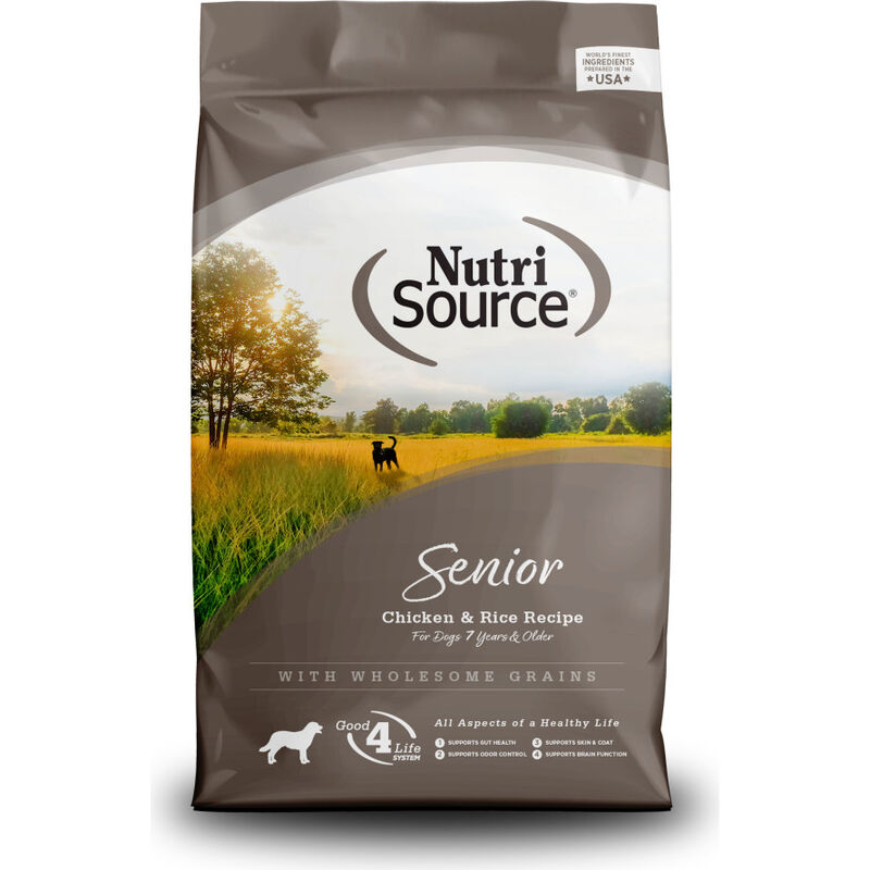 NutriSource Grain Inclusive Dry Dog Food, Senior image number null