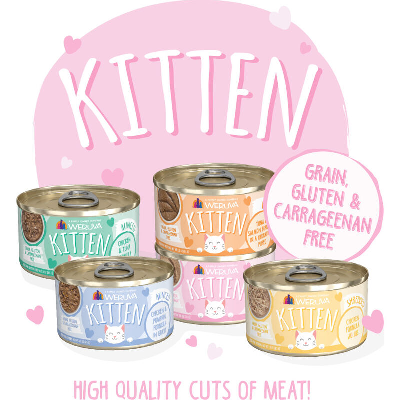 Weruva Kitten Canned Cat Food, Chicken Breast in Puree, 3-oz image number null