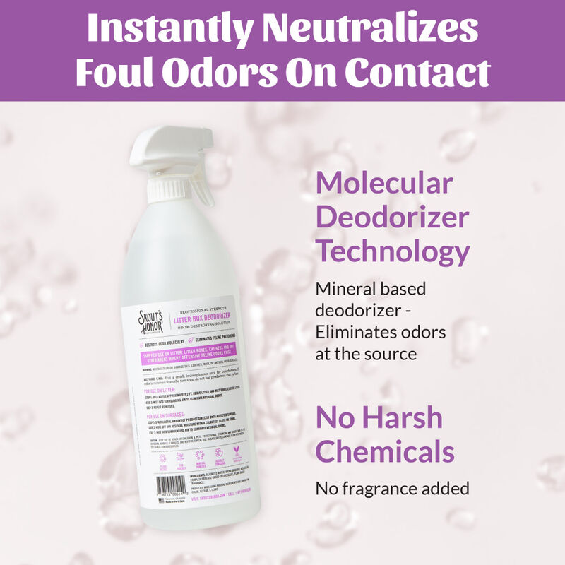 Skout's Honor Litter Box Deodorizer, 35-oz image number null