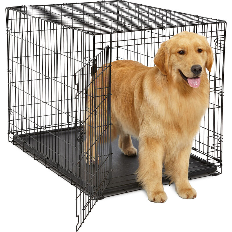 MidWest Contour Dog Crate, Single Door image number null