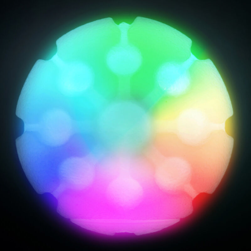 Nite Ize GlowStreak LED Ball Dog Toy, Disc-O image number null