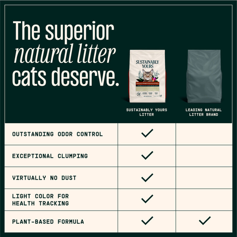 Sustainably Yours Cat Litter, Mixed-Grain image number null
