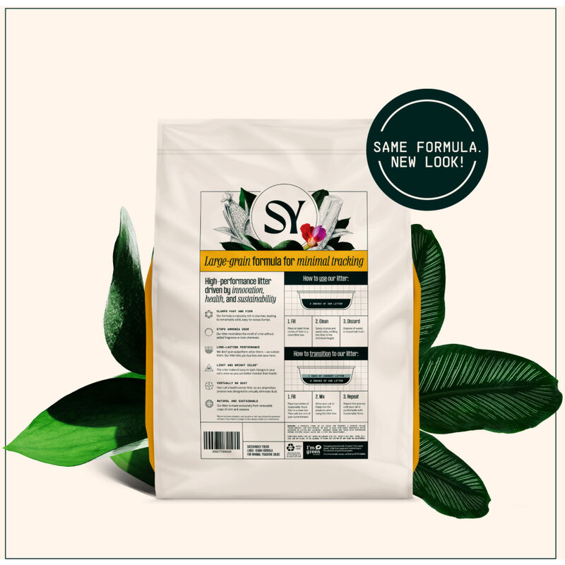 Sustainably Yours Cat Litter, Large-Grain image number null