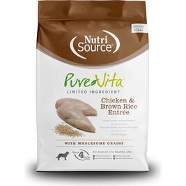 PureVita Limited Ingredient Grain Inclusive Dry Dog Food, Chicken & Brown Rice