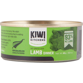 Kiwi Kitchens Canned Cat Food, Lamb, 3-oz